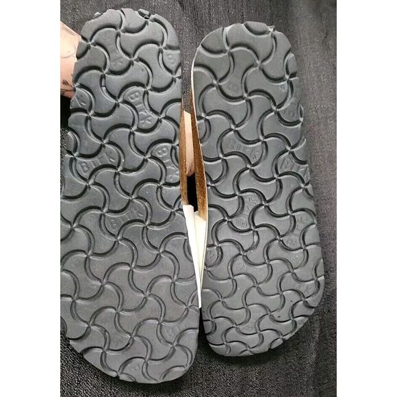 Birkenstock Betula Reggae White Leather Slide Sandals Womens Size EU 37 US 7 - Picture 5 of 6